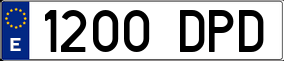 Truck License Plate